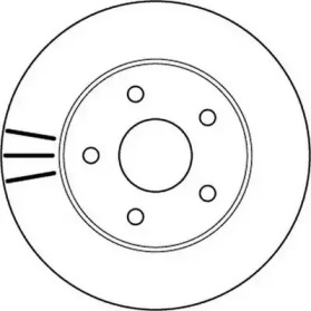 Тормозной диск JURID 562147JC
