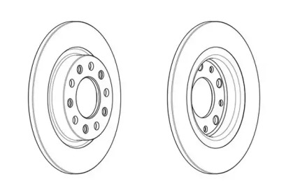 Тормозной диск JURID 563106JC