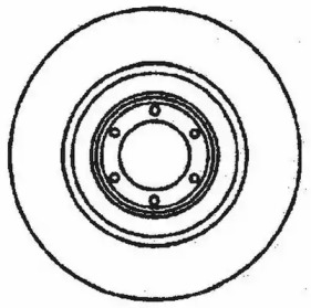 Тормозной диск JURID 561140J