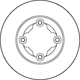 Тормозной диск JURID 561226J