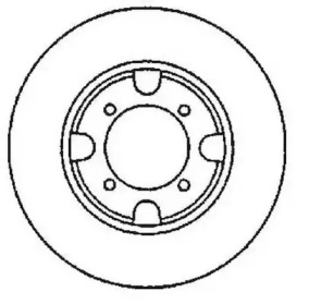 Тормозной диск JURID 561579J