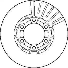 Тормозной диск JURID 561581J
