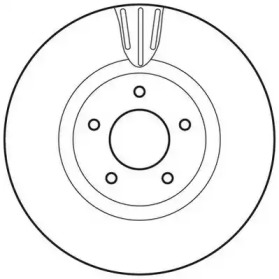 Тормозной диск JURID 562465J