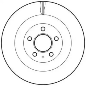 Тормозной диск JURID 562645JC