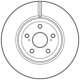 Тормозной диск JURID 562726JC