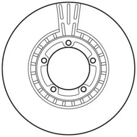 Тормозной диск JURID 562768JC