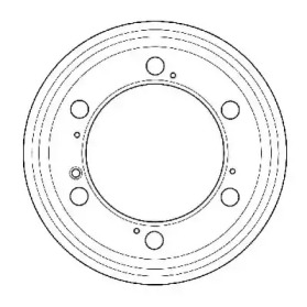 Тормозный барабан JURID 329134J