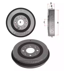 Тормозный барабан JURATEK JDR027