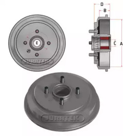 Тормозный барабан JURATEK JDR035B