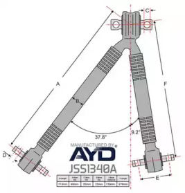 Рычаг независимой подвески колеса JURATEK JSS1340A