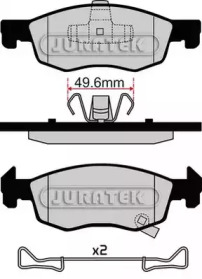 Комплект тормозных колодок JURATEK JCP8076