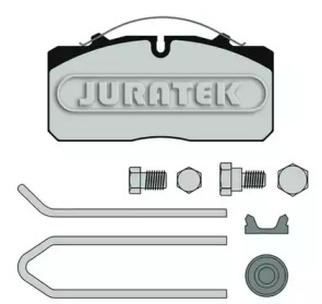 Комплект тормозных колодок JURATEK JCP1279K1