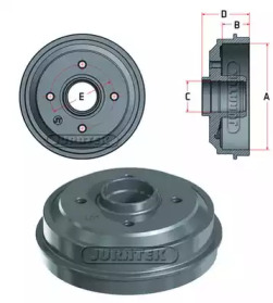 Тормозный барабан JURATEK JDR016