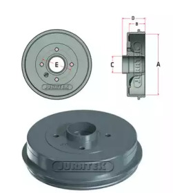 Тормозный барабан JURATEK JDR064