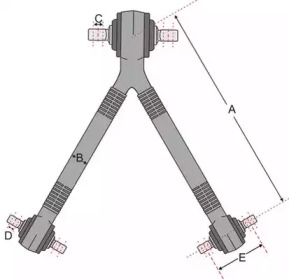 Рычаг независимой подвески колеса JURATEK JSS1331