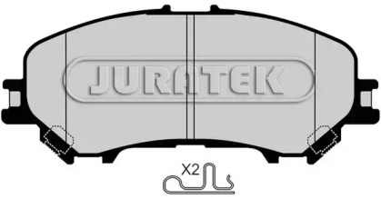 Комплект тормозных колодок JURATEK JCP8146