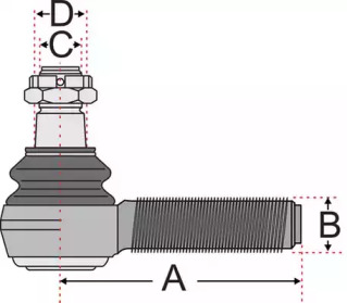 Шарнир JURATEK JSS2418A