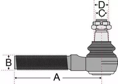 Шарнир JURATEK JSS2708RA