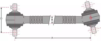 Рычаг независимой подвески колеса JURATEK JSS1708A