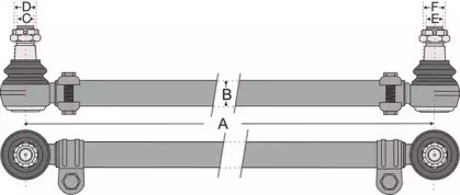Штанга - тяга JURATEK JSS1503A