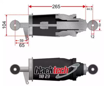 Баллон пневматической рессоры JURATEK 11023CA