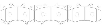 Комплект тормозных колодок FIT FP0030