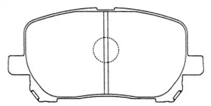 Комплект тормозных колодок FIT FP0923