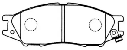 Комплект тормозных колодок FIT FP1193