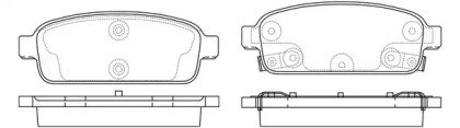 Комплект тормозных колодок FIT FP1468