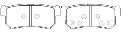 Комплект тормозных колодок FIT FP4024