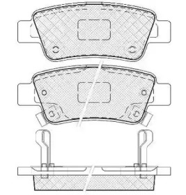 Комплект тормозных колодок FIT FP8193