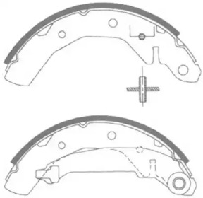 Комлект тормозных накладок FIT FT0133