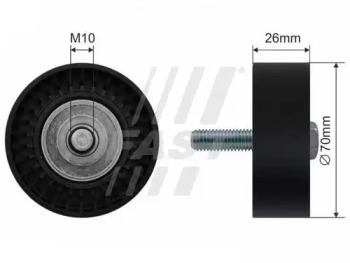 Ролик FAST FT44530