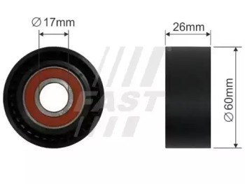 Ролик FAST FT44571