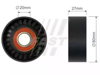 Ролик FAST FT44590
