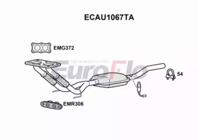 Катализатор EuroFlo ECAU1067TA