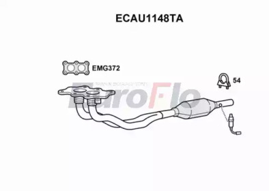 Катализатор EuroFlo ECAU1148TA