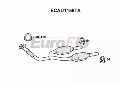 Катализатор EuroFlo ECAU1156TA