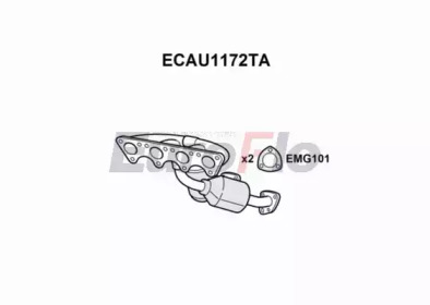 Катализатор EuroFlo ECAU1172TA