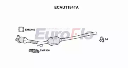 Катализатор EuroFlo ECAU1184TA