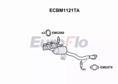 Катализатор EuroFlo ECBM1121TA