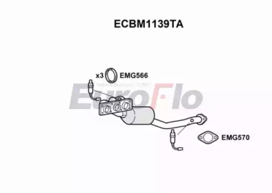 Катализатор EuroFlo ECBM1139TA