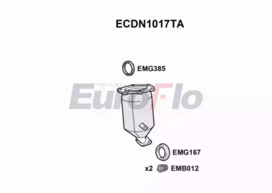 Катализатор EuroFlo ECDN1017TA