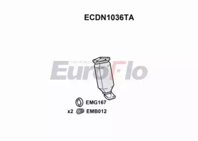 Катализатор EuroFlo ECDN1036TA