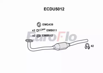 Катализатор EuroFlo ECDU5012