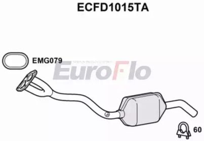 Катализатор EuroFlo ECFD1015TA