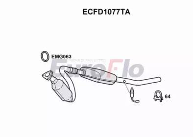 Катализатор EuroFlo ECFD1077TA