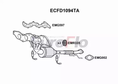 Катализатор EuroFlo ECFD1094TA