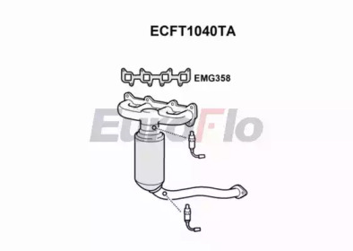 Катализатор EuroFlo ECFT1040TA