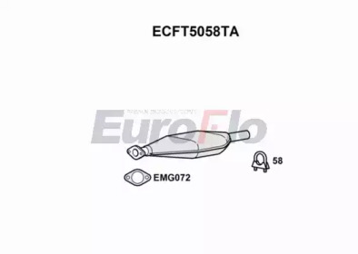 Катализатор EuroFlo ECFT5058TA